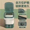 Rice bucket, light luxury household food-grade plastic rice container, flour and rice storage bucket, insect-proof and moisture-proof sealed rice storage box 01189-2733 Specification image